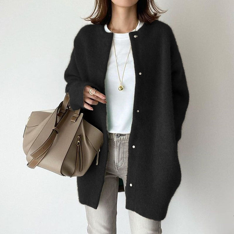 Soft Knitted Coat For Slimming Sense Of Design Women Cardigans Loose Jacket Autumn And Spring American Varieties