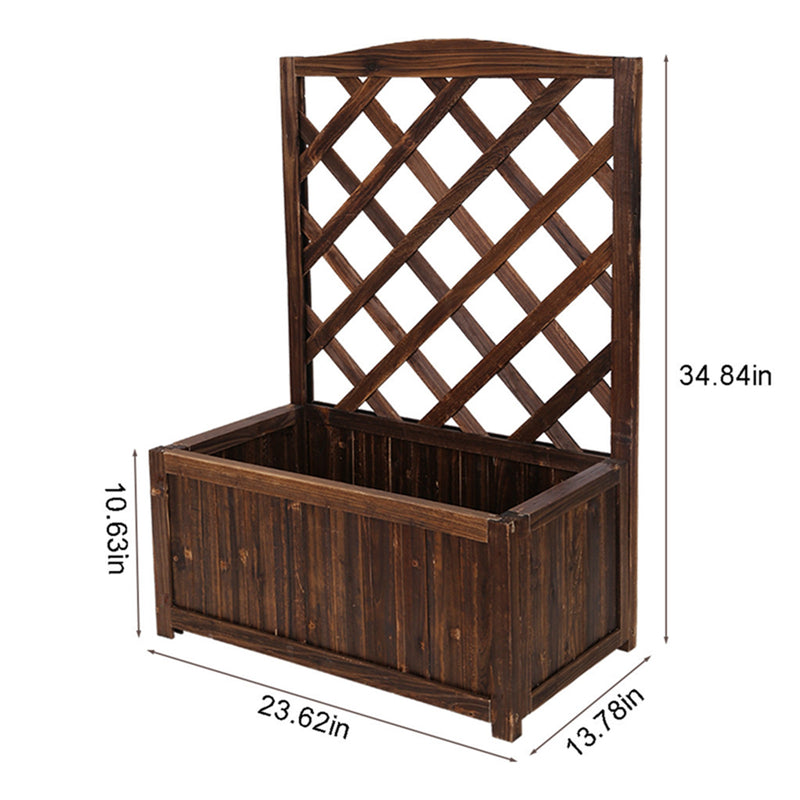Free Standing Plant Raised Bed Flower Stand For Garden Or Yard Mostore.com