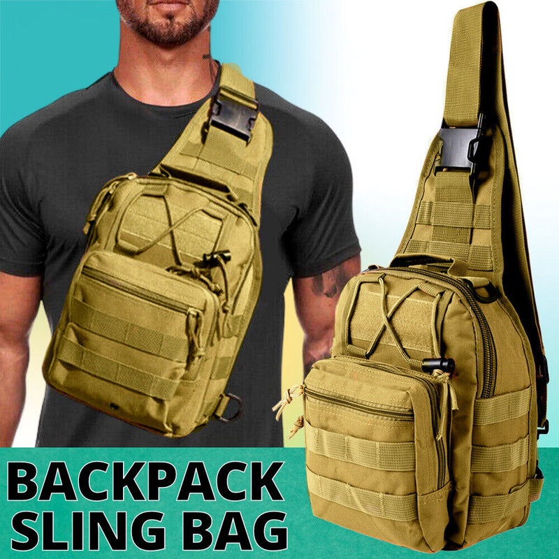 Tactical Chest Bag Backpack Military Sling Shoulder Fanny Pack Cross Body Pouch Mostore.com