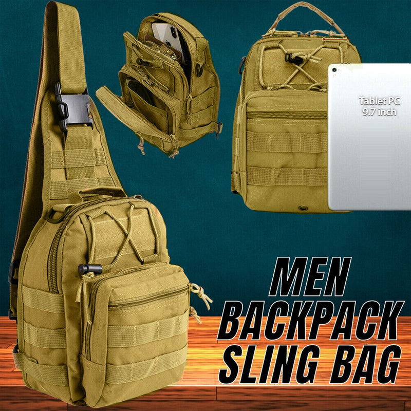 Tactical Chest Bag Backpack Military Sling Shoulder Fanny Pack Cross Body Pouch Mostore.com