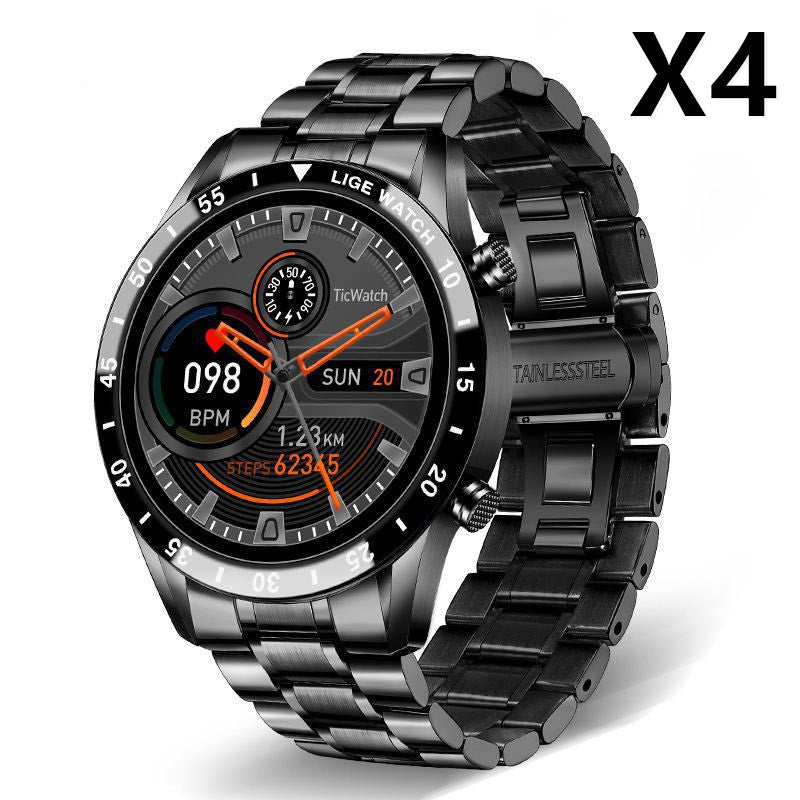 Smart Pedometer Heart Rate Blood Oxygen Detection Watch Mostore.com