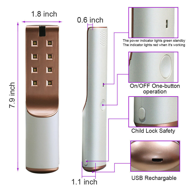 Household Travel Mini Portable LED Lamp Light Wand For Travel Wardrobe Toilet US American Varieties
