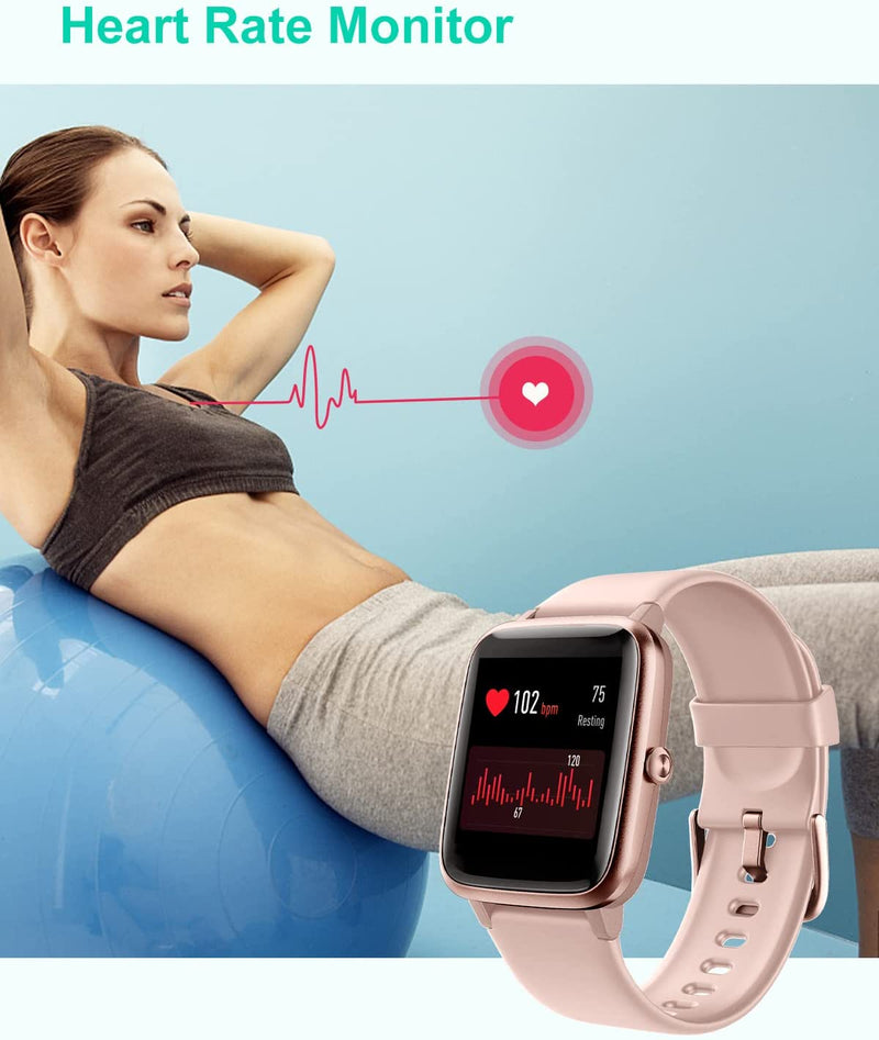 Smart Watch For IOS And Android Phones IP68 Waterproof Smartwatch Fitness Tracker Watch With Heart Rate Sleep Monitor Steps Calories Counter Mostore.com