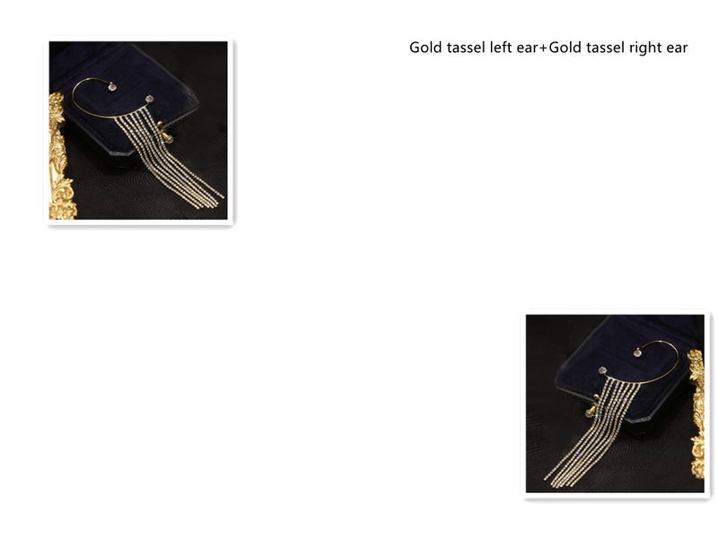 Korea Diamond Butterfly Ear Hook Without Pierced Bone Clip Mostore.com