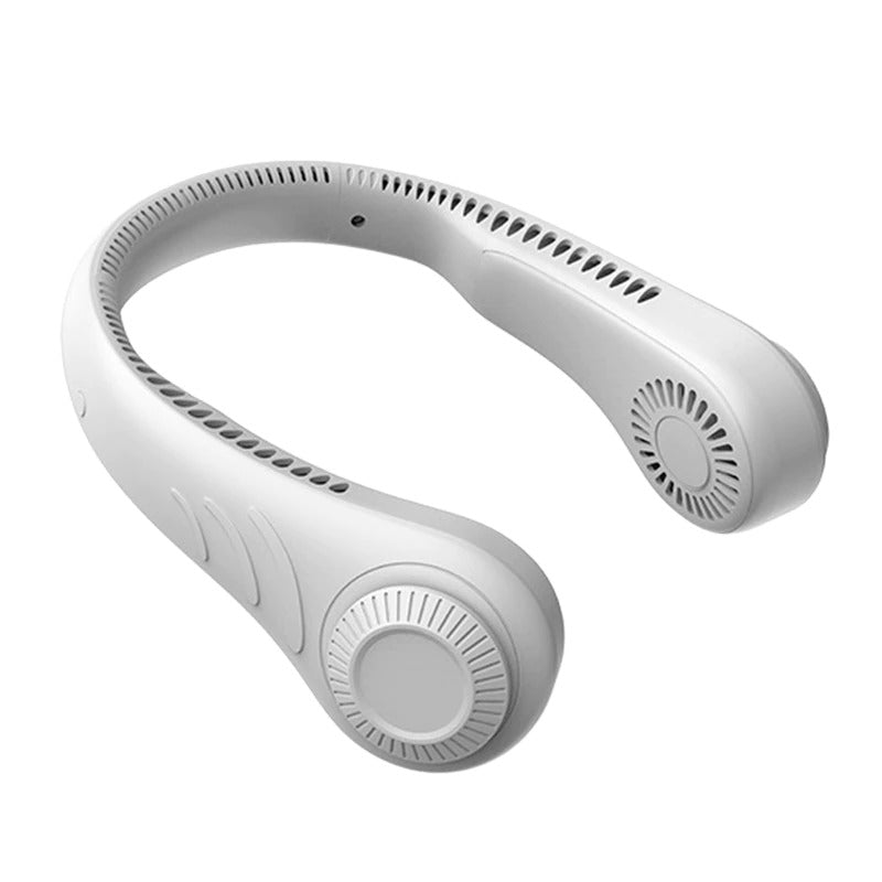 Hanging Neck Fan Portable Cooling Fan USB Leafless 360 Degree Neckband Fan 78 Surround Air Outlets 4000Mah Rechargeable American Varieties