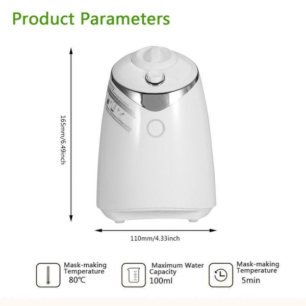 Automatic Facial Mask Maker DIY Natural Fruit Vegetable Collagen Face Mask Machine 110V Mostore.com
