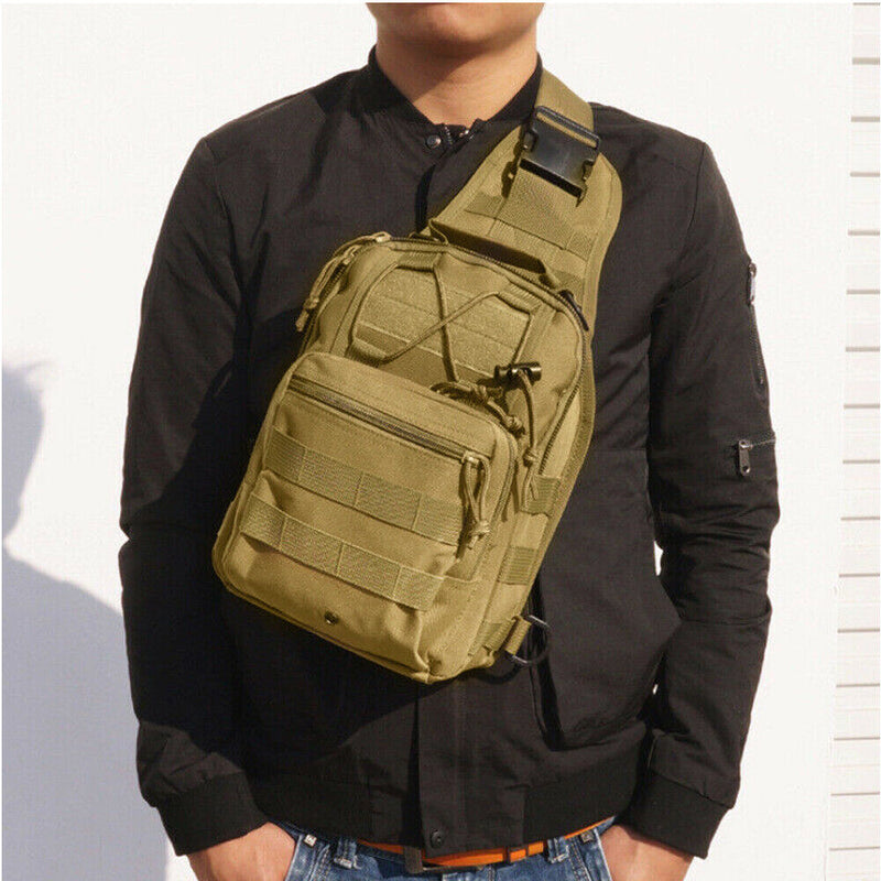 Tactical Chest Bag Backpack Military Sling Shoulder Fanny Pack Cross Body Pouch Mostore.com