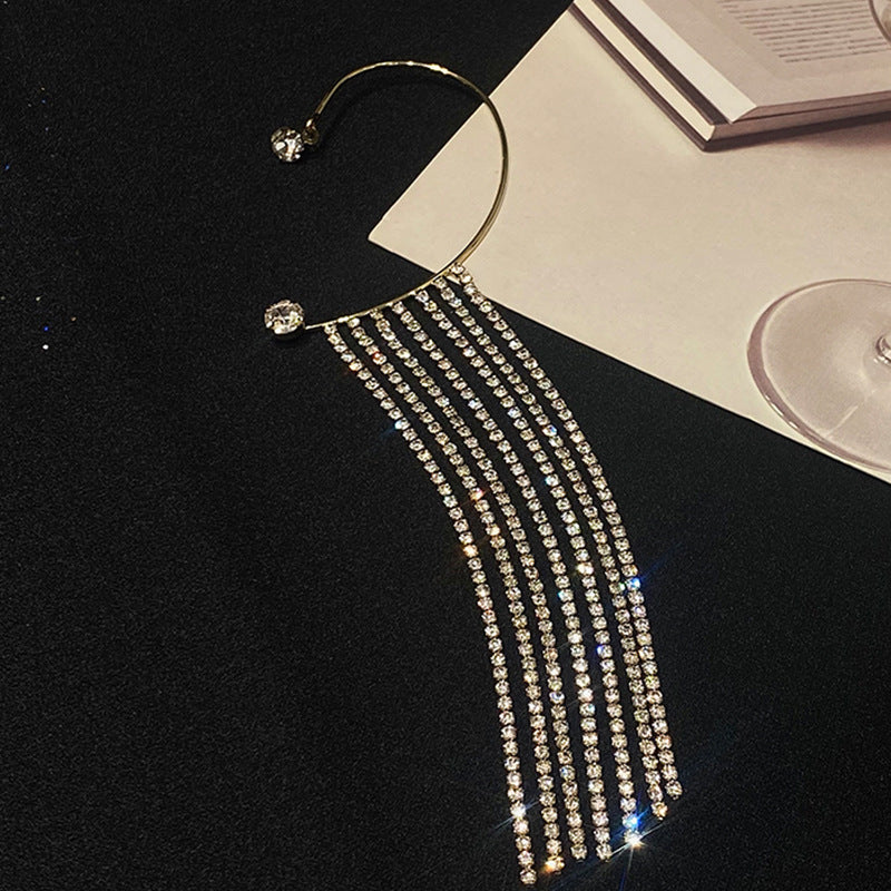 Fashionable And Simple Long Tassel Earrings Mostore.com