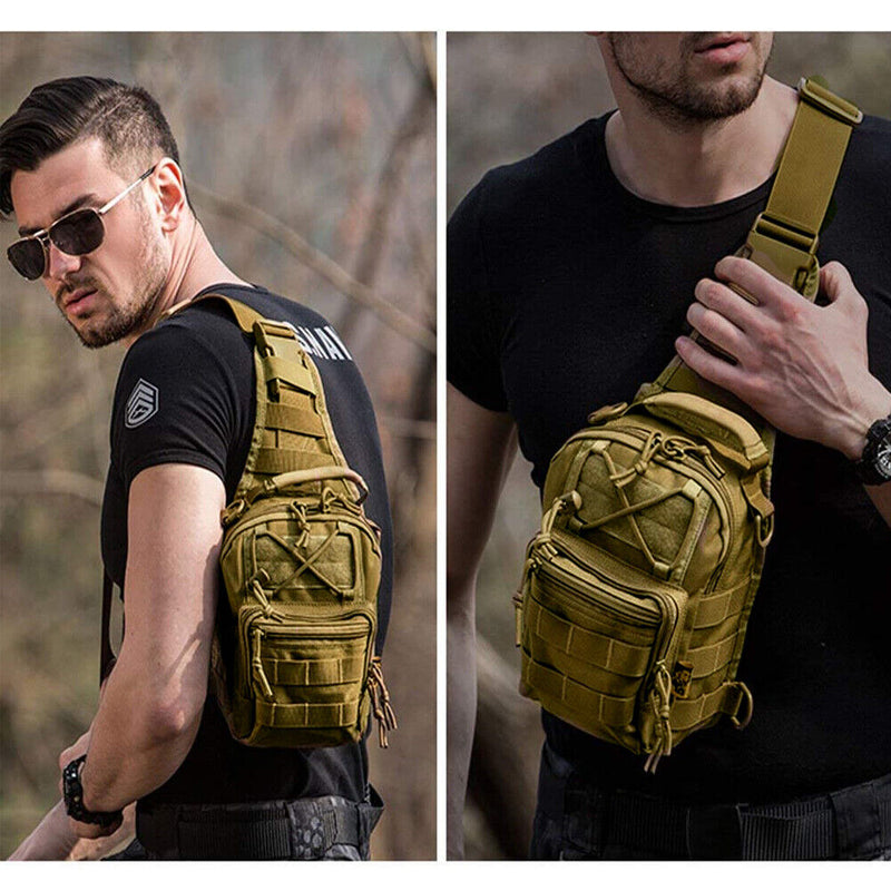Tactical Chest Bag Backpack Military Sling Shoulder Fanny Pack Cross Body Pouch Mostore.com