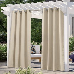 Solid Color Outdoor Waterproof And Sun Protection UV Protection High Precision Black Silk Shading Curtain CJ