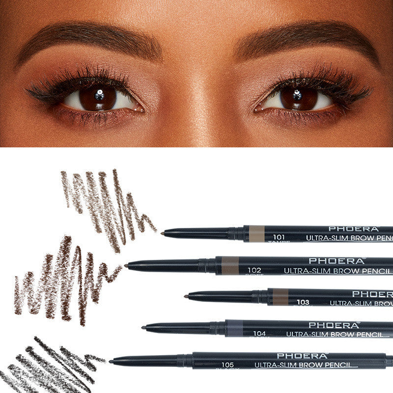 PHOERA New 5 Color Thin Eyebrow Pencil Mostore.com