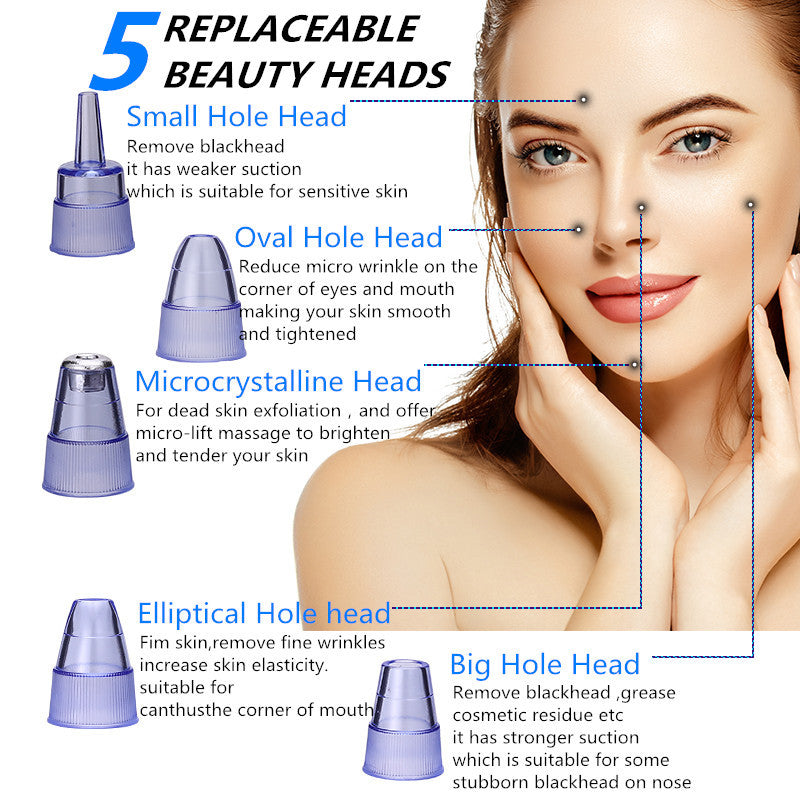 Blackhead Remover Instrument Black Dot Remover Acne Vacuum Suction Face Clean Black Head Pore Cleaning Beauty Skin Care Tool Mostore.com