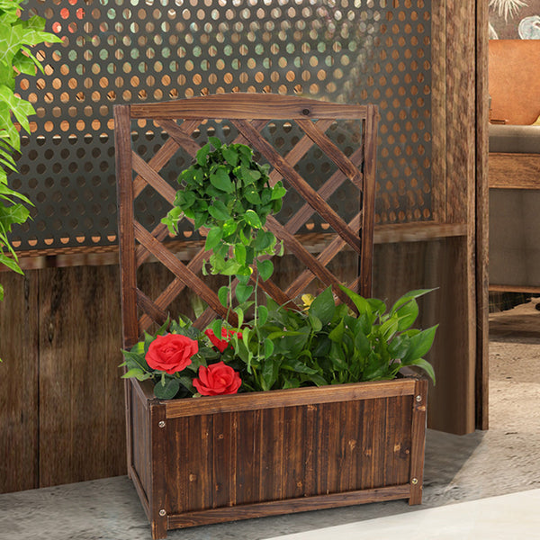 Free Standing Plant Raised Bed Flower Stand For Garden Or Yard Mostore.com