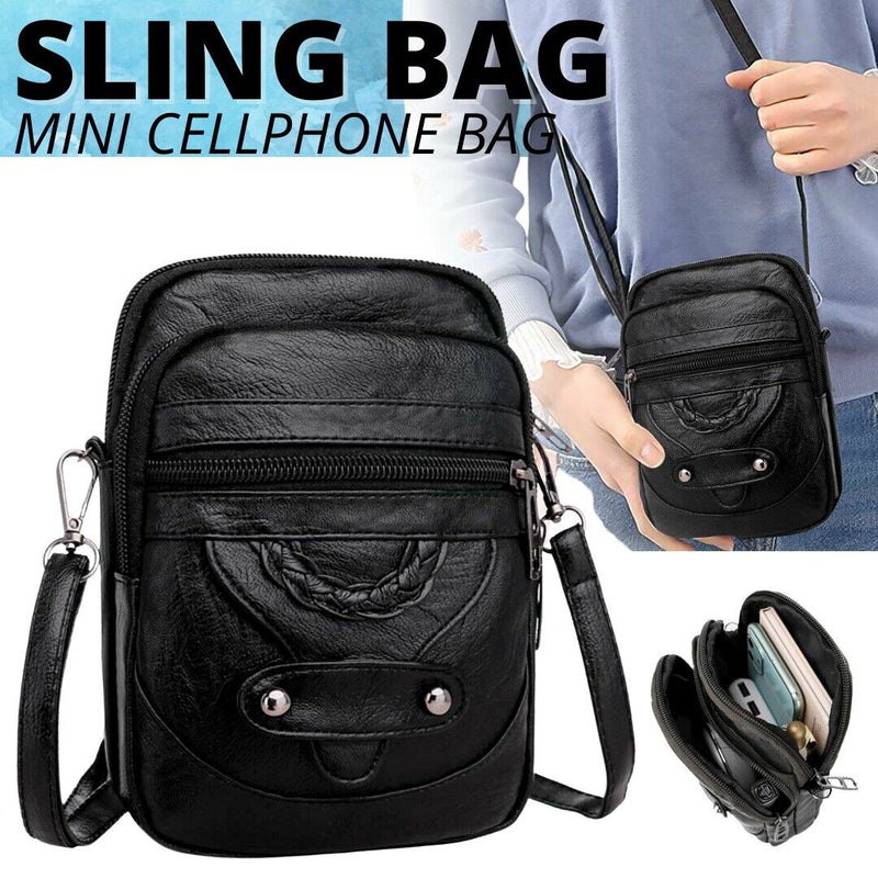 Small Cell Phone Purse Wallet Shoulder Bag Case Cross-body Pouch Handbag Women Mostore.com