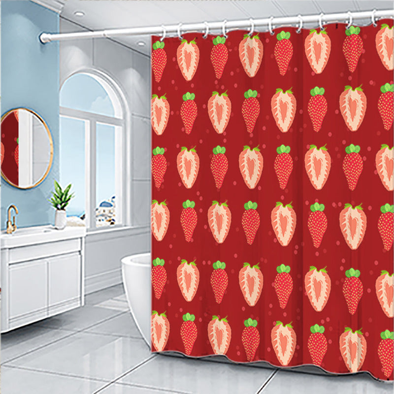 Cartoon Fruit Series Shower Curtain Set CJ