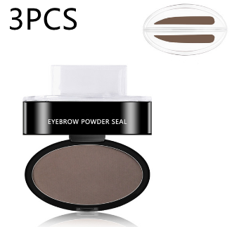 Eyebrow Powder Stamp Tint Stencil Kit Cosmetics Professional Makeup Waterproof Eye Brow Stamp Lift Eyebrow Enhancers Stencil Kit Click in Shop