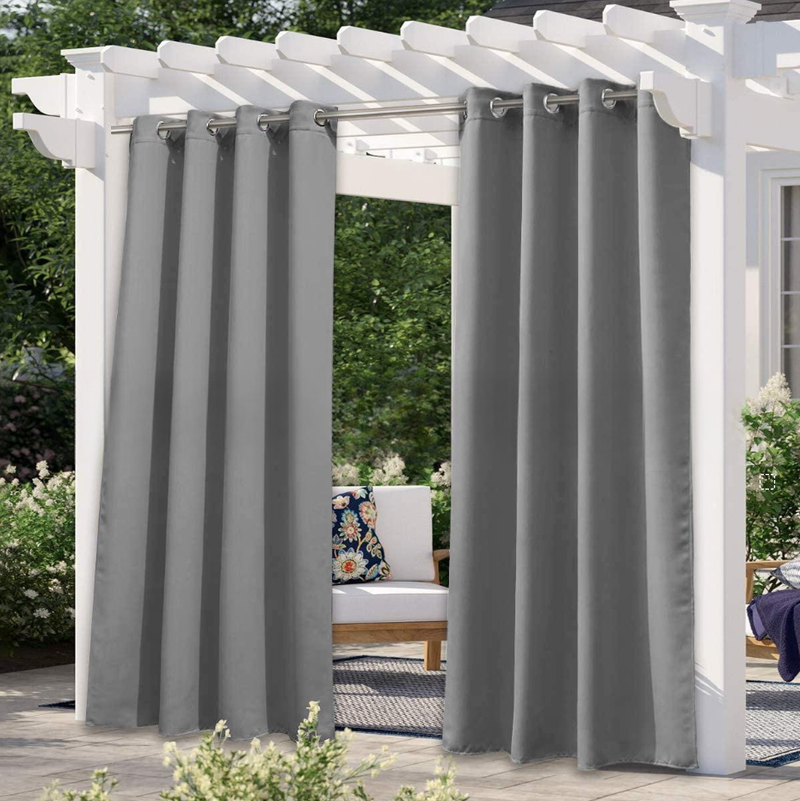 Solid Color Outdoor Waterproof And Sun Protection UV Protection High Precision Black Silk Shading Curtain CJ