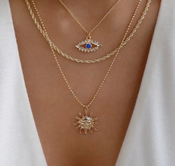 Jewelry Creative Personality Punk Devil's Eye Necklace Mostore.com