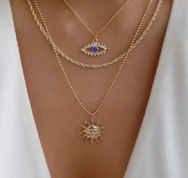 Jewelry Creative Personality Punk Devil's Eye Necklace Mostore.com