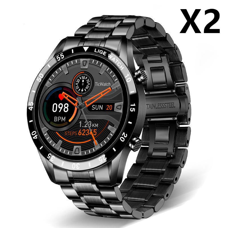 Smart Pedometer Heart Rate Blood Oxygen Detection Watch Mostore.com