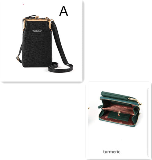 Fashion Lychee Pattern Solid Color Diagonal Shoulder Bag Mostore.com