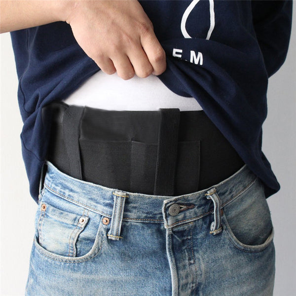 Outdoor Multifunctional Elastic Belt With Invisible Pocket Outdoor Sports Invisible Belt Mostore.com