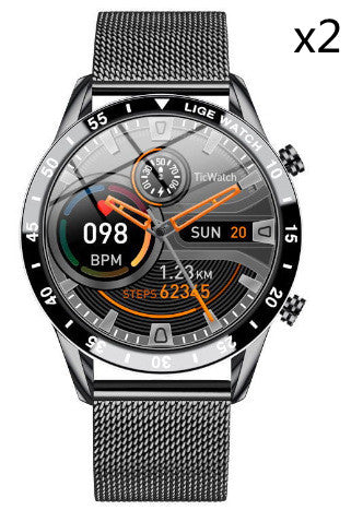 Smart Pedometer Heart Rate Blood Oxygen Detection Watch Mostore.com