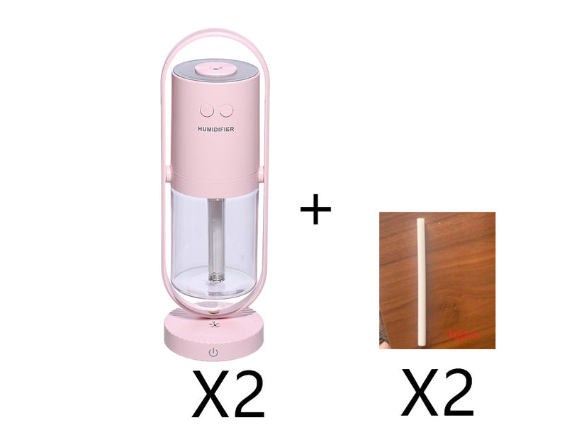 Magic Negative Air Ion Humidifier  Ultrasonic Essential Oil Diffuser Cool Mist Air Purifier 7 Color Lights Mostore.com