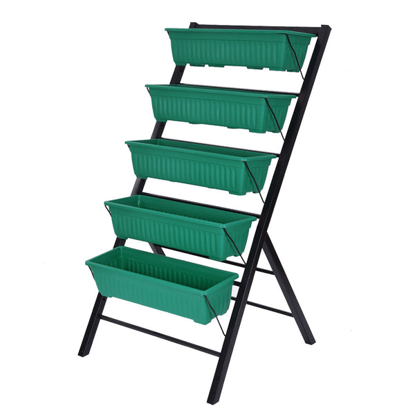Raised Garden Bed Cascading Water Drainage To Vegetables Herbs Flowers Mostore.com