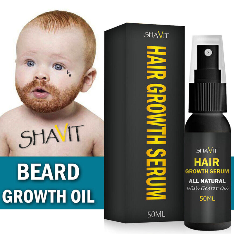 Mens Beard Growth Oil Serum Fast Growing Mustache Facial Hair Treatment For Men Mostore.com