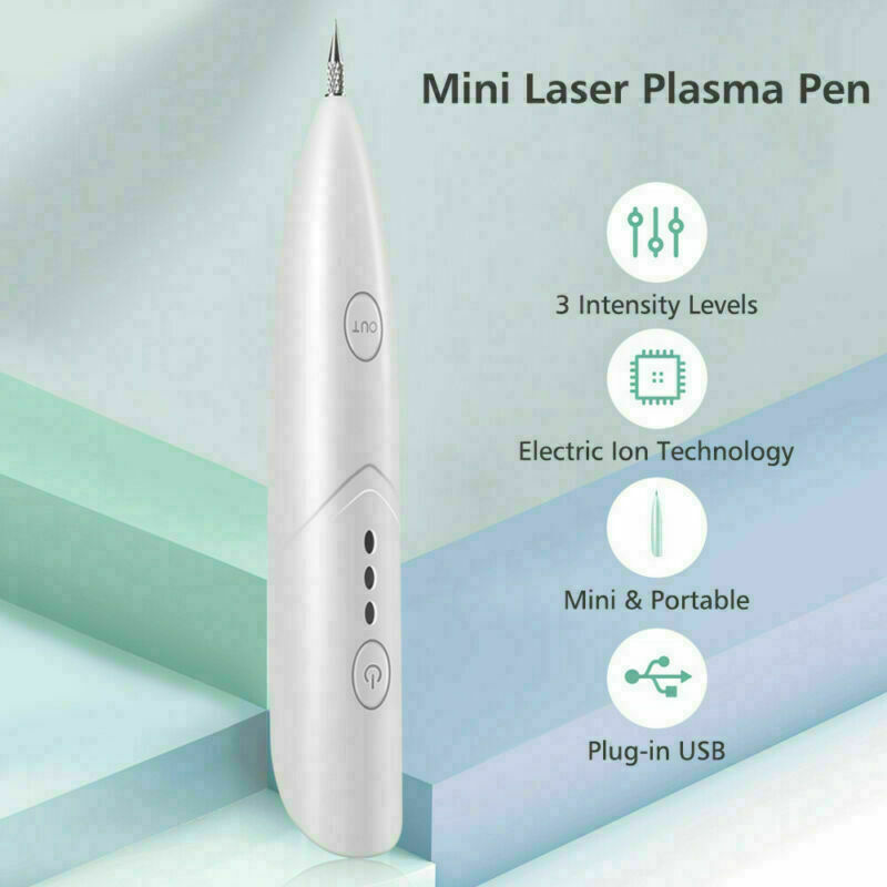 Ion Laser Freckle Skin Mole Dark Spot Remover Face Wart Tag Tattoo Removal Pen Mostore.com
