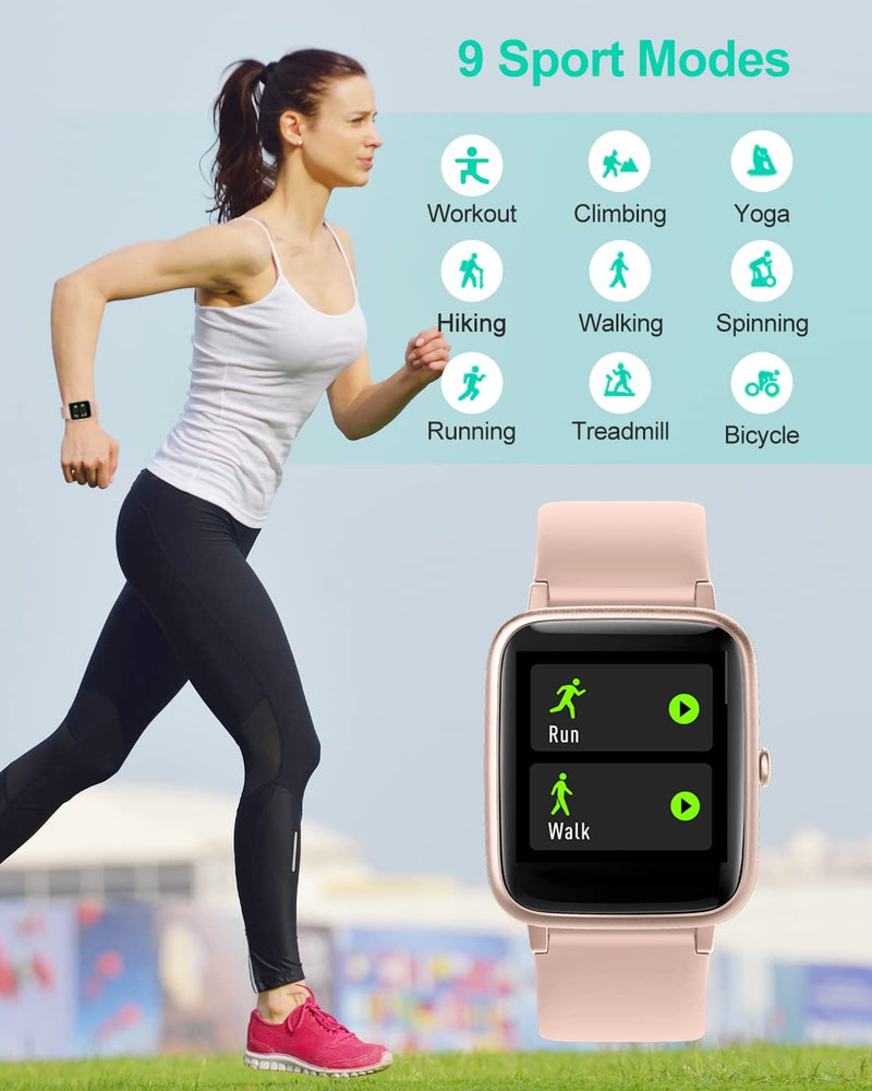 Smart Watch For IOS And Android Phones IP68 Waterproof Smartwatch Fitness Tracker Watch With Heart Rate Sleep Monitor Steps Calories Counter Mostore.com