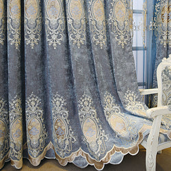 Bedroom Full Blackout Curtains Green New CJ