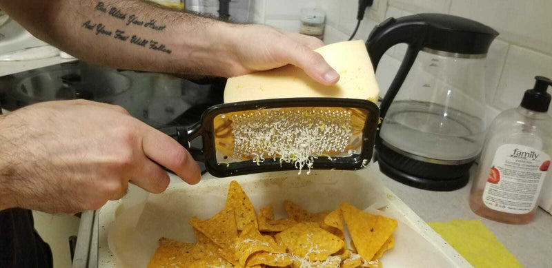 Handheld Cheese Grater Lemon Zester Ginger Fine Shredder Scraper Rasp File Tool Mostore.com