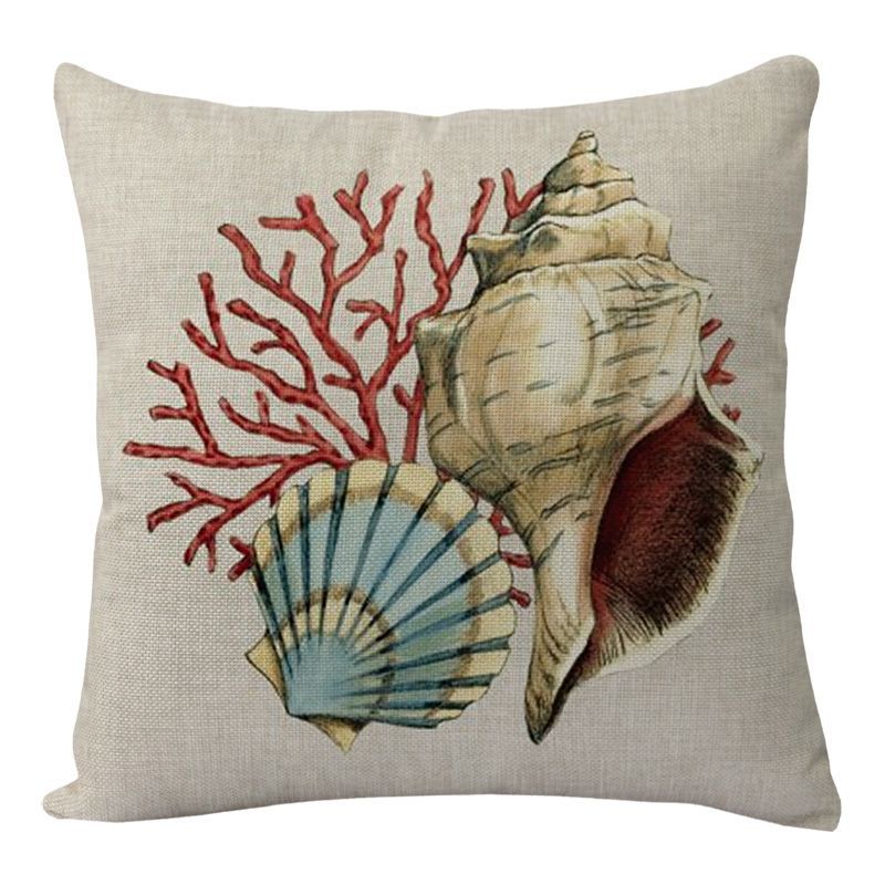 Cushion Covers Sea Turtle Printed Throw Pillow Cases For Home Decor Sofa Chair Seat Mostore.com