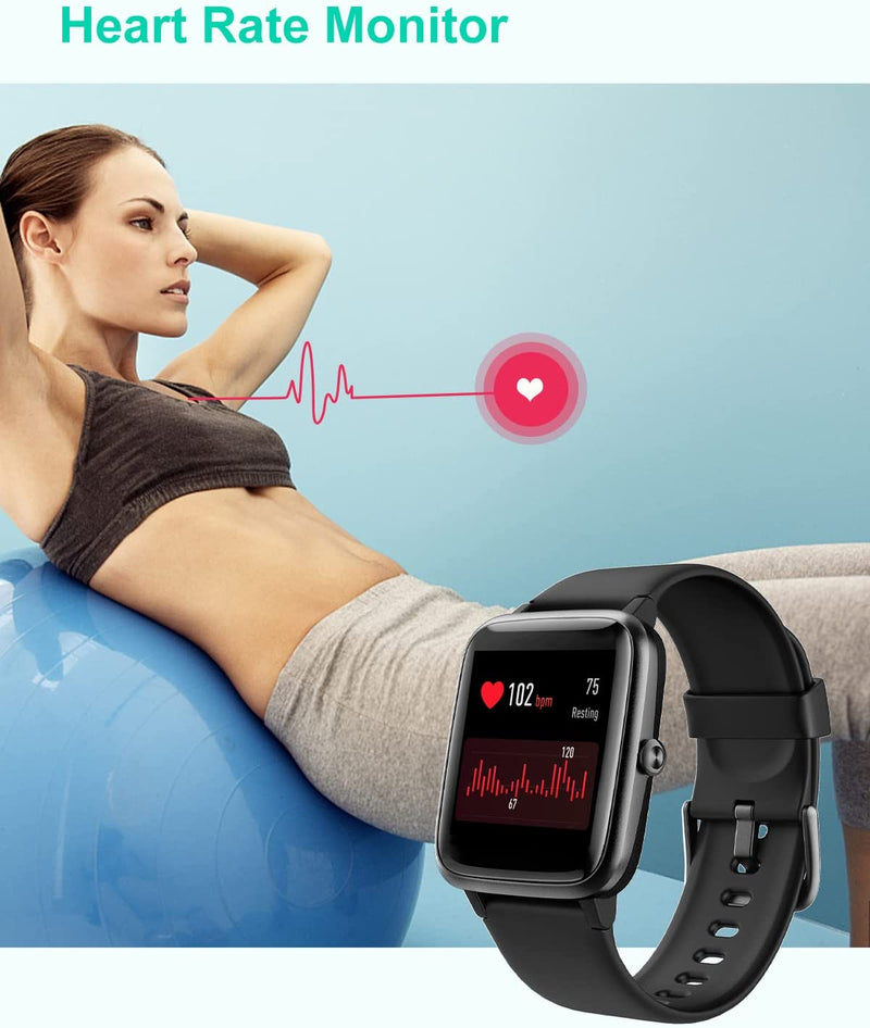 Smart Watch For IOS And Android Phones IP68 Waterproof Smartwatch Fitness Tracker Watch With Heart Rate Sleep Monitor Steps Calories Counter Mostore.com