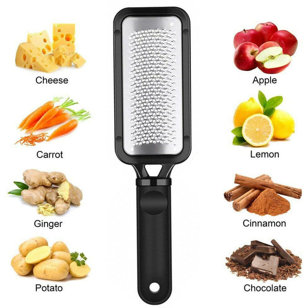 Handheld Cheese Grater Lemon Zester Ginger Fine Shredder Scraper Rasp File Tool Mostore.com