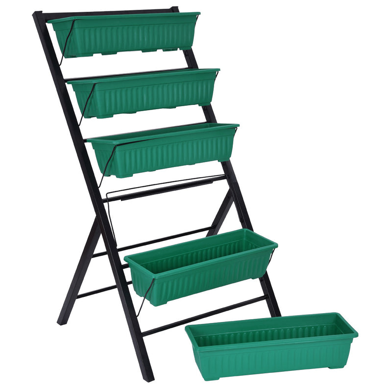 Raised Garden Bed Cascading Water Drainage To Vegetables Herbs Flowers Mostore.com